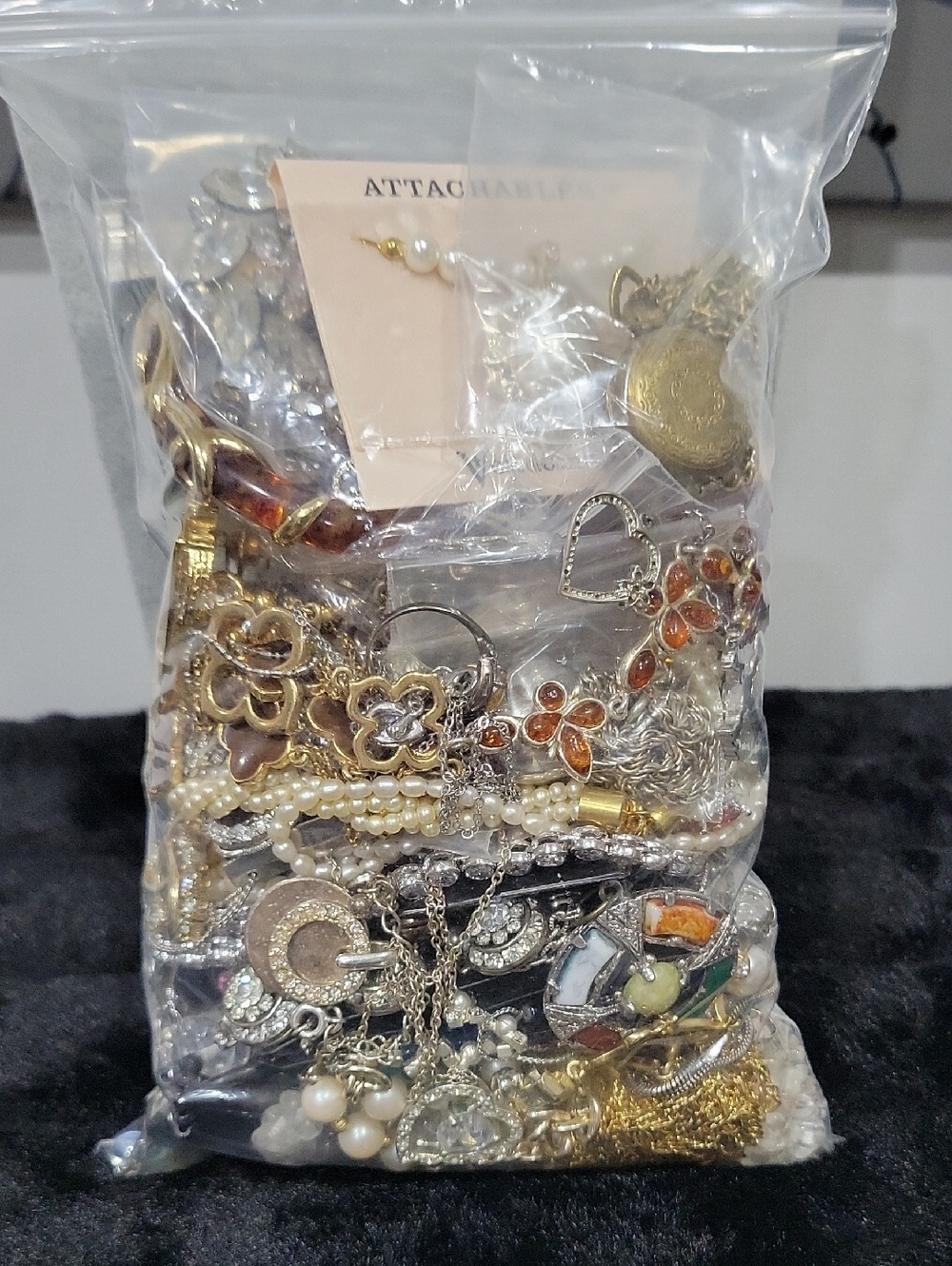 Mixed Mystery Bag Of Jewelry 2.75 Lbs